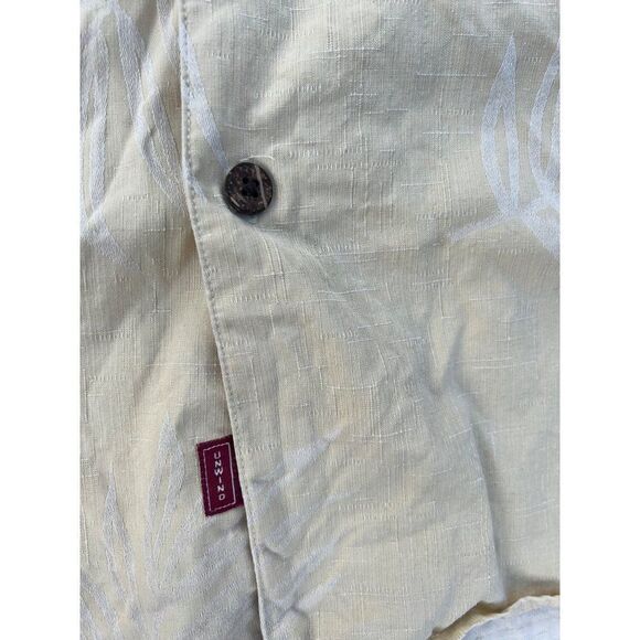 Joe marlin silk button down yellow shirt size XL - Picture 5 of 5